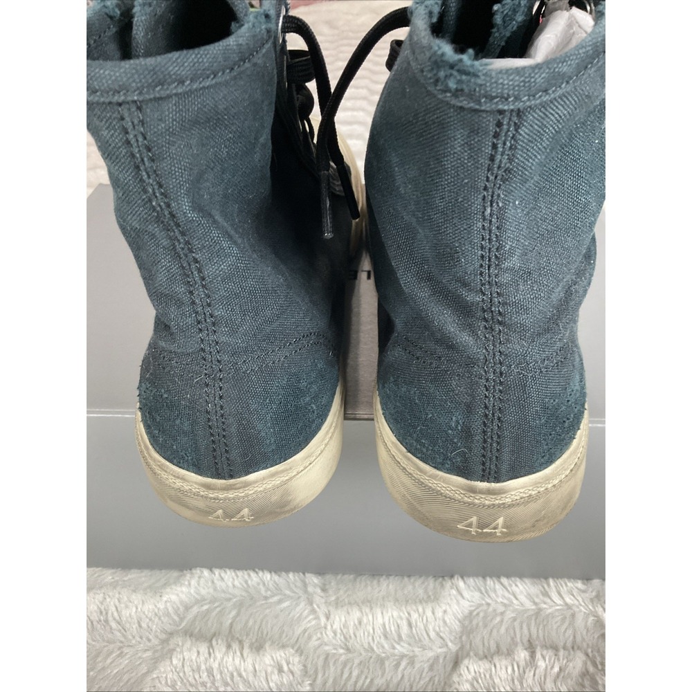 Balenciaga Mens Black Size 11 High Top Canvas Designer Sneakers Streetwear - Picture 8 of 15